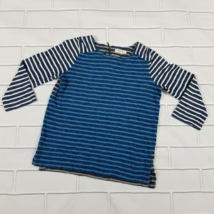 Madewell Small 3/4 Length Sleeve Striped Top